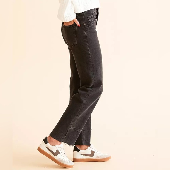 🆕FREE PEOPLE Risk Taker High-Rise Straight Jeans Main Squeeze color-Size 30 - Picture 6 of 13